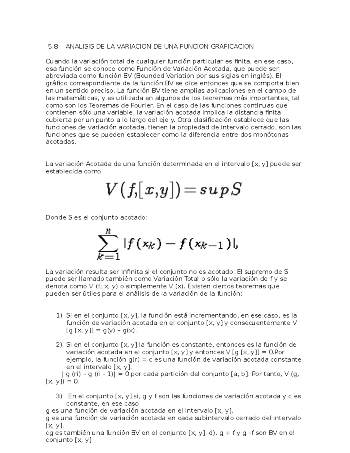 Analisis DE LA Variacion DE UNA Funcion Graficacion - 5 ANALISIS DE LA ...