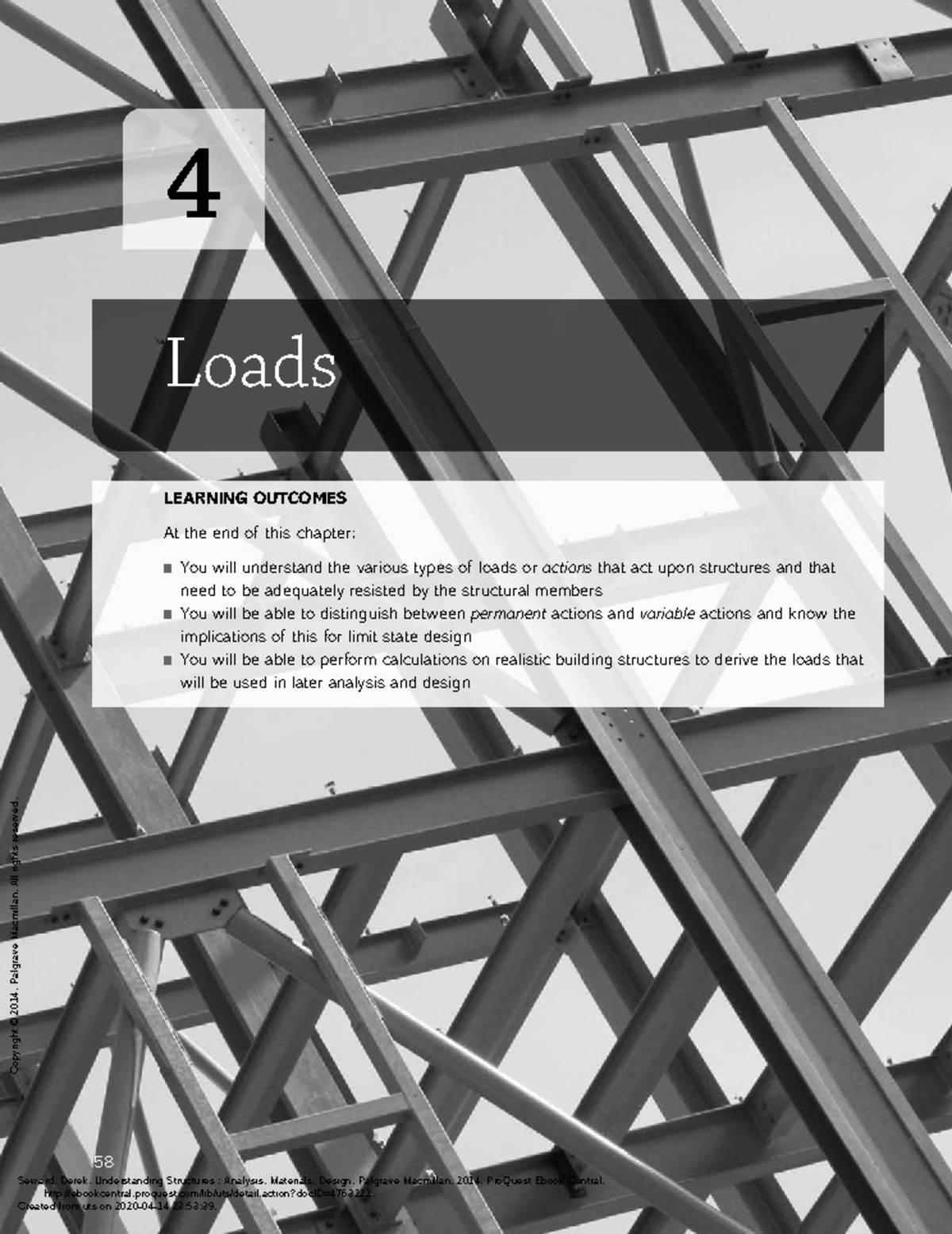 Understanding structures analysis materials design 4 loads 58