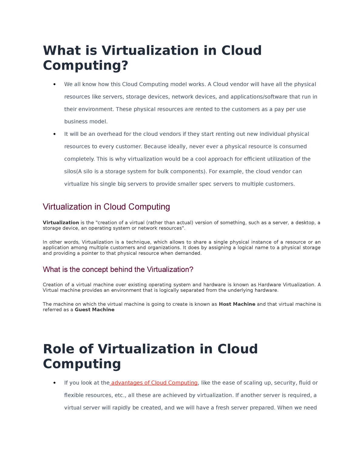 Unit-2 - Notes - What Is Virtualization In Cloud Computing? We All Know ...