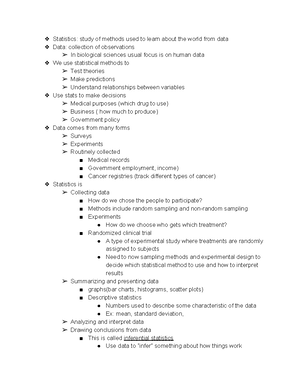 Chapter 2-5: Describing Data with Numerical Measures - sta 13 - Studocu