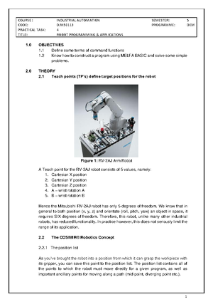EOC 2 Question - tutorial - POLITEKNIK KOTA BHARU DEPARTMENT OF SCIENCE ...
