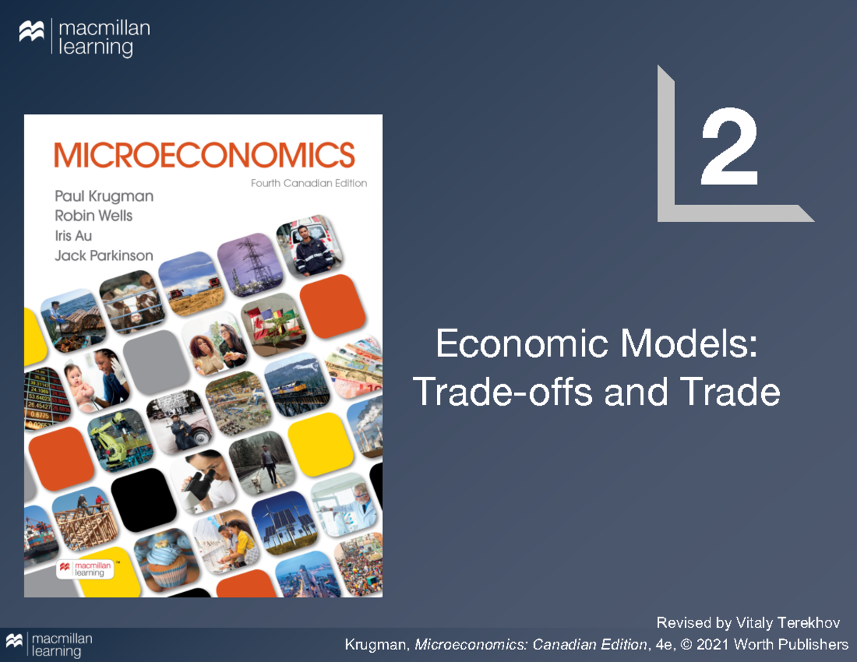 CH 2 - FUN - Revised By Vitaly Terekhov Economic Models: Trade-offs And ...