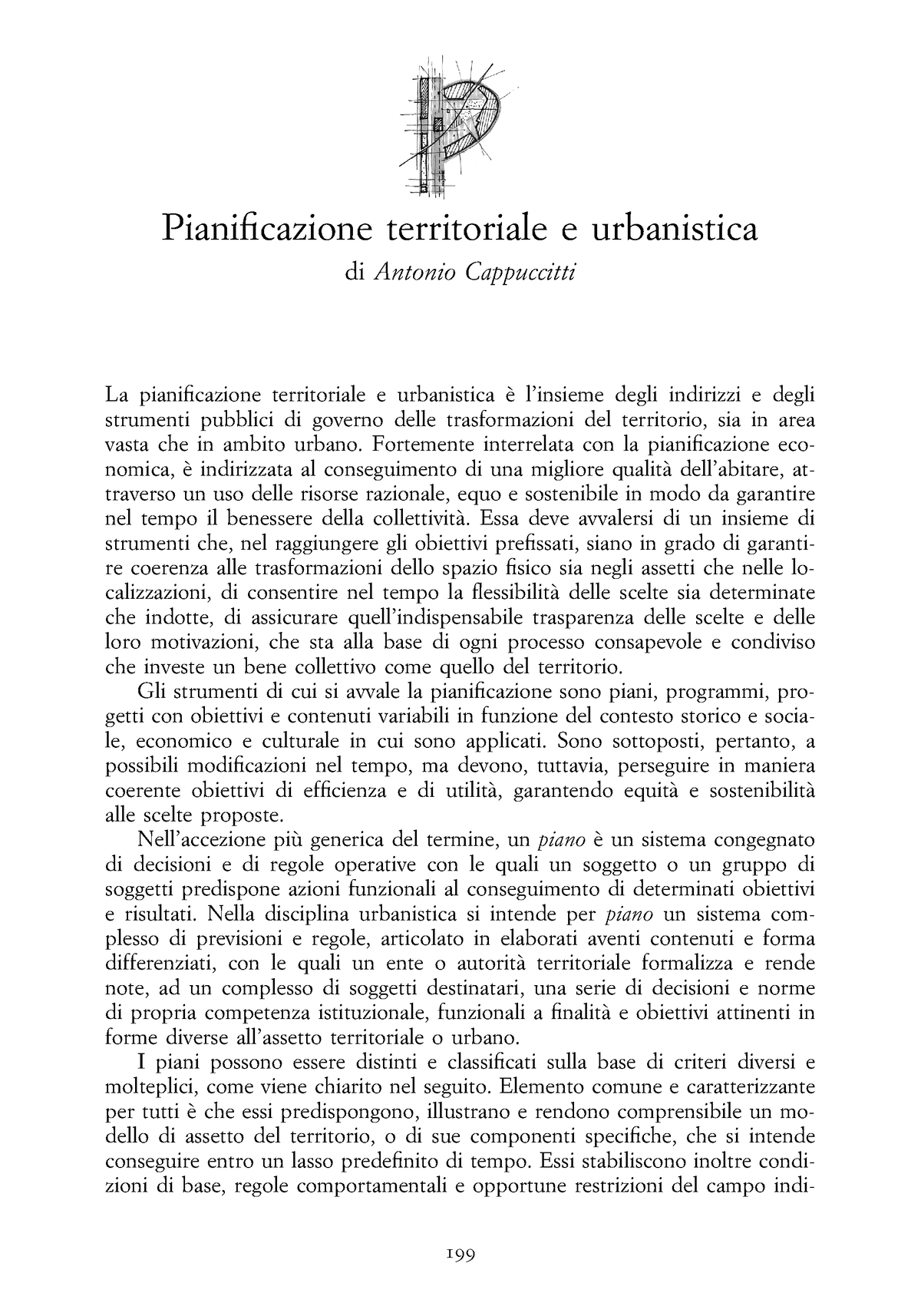 Pianificazione Territoriale E Urbanistica - Fortemente Interrelata Con ...