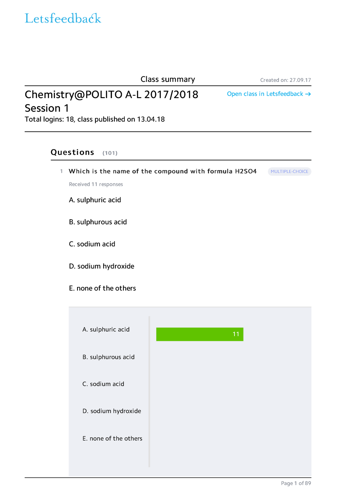 Mcq Like From Class Chemistry 06kwrjm Studocu