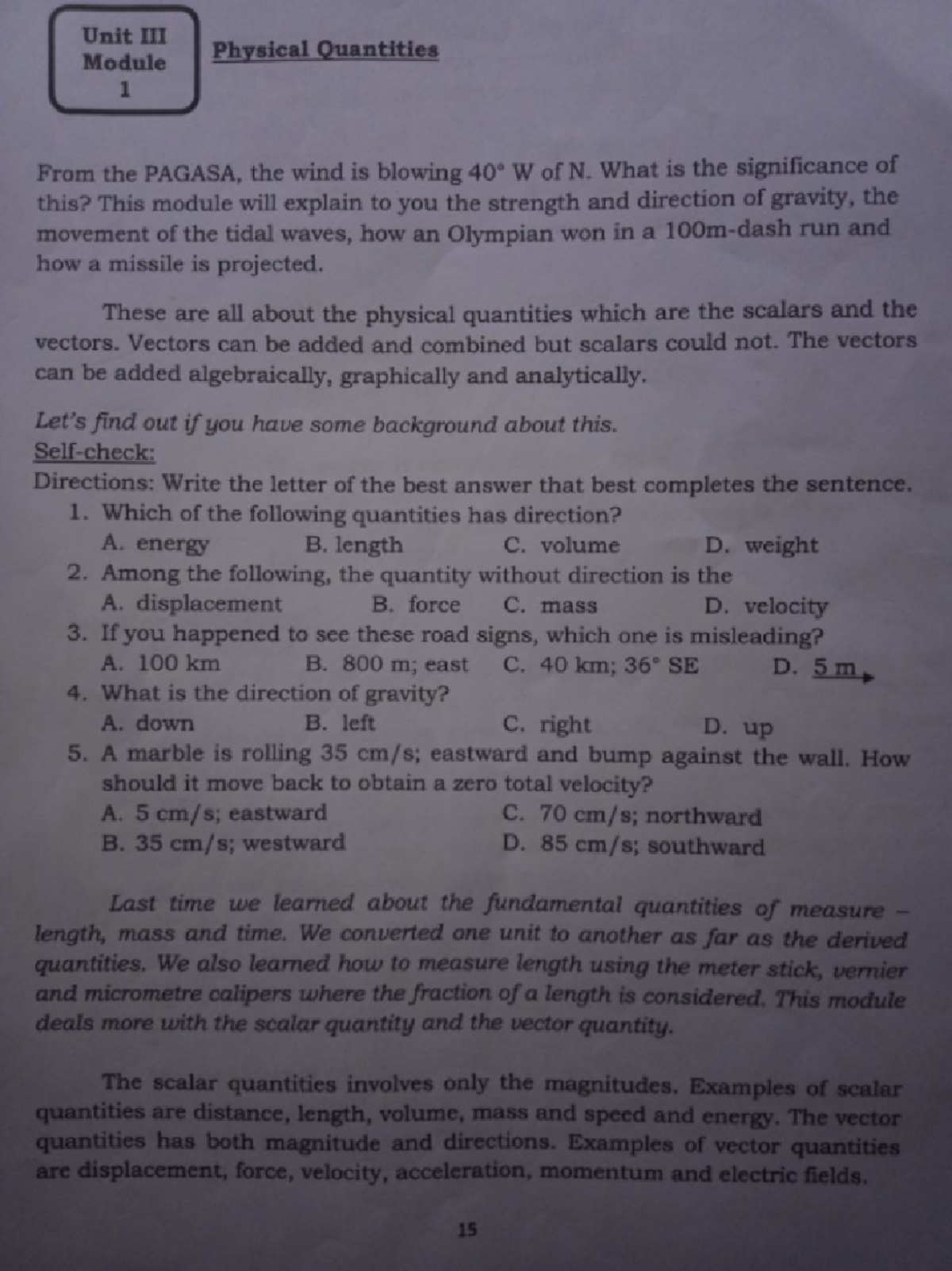 Unit3 Module 12 Very Helpful Bs Civil Engineering Studocu