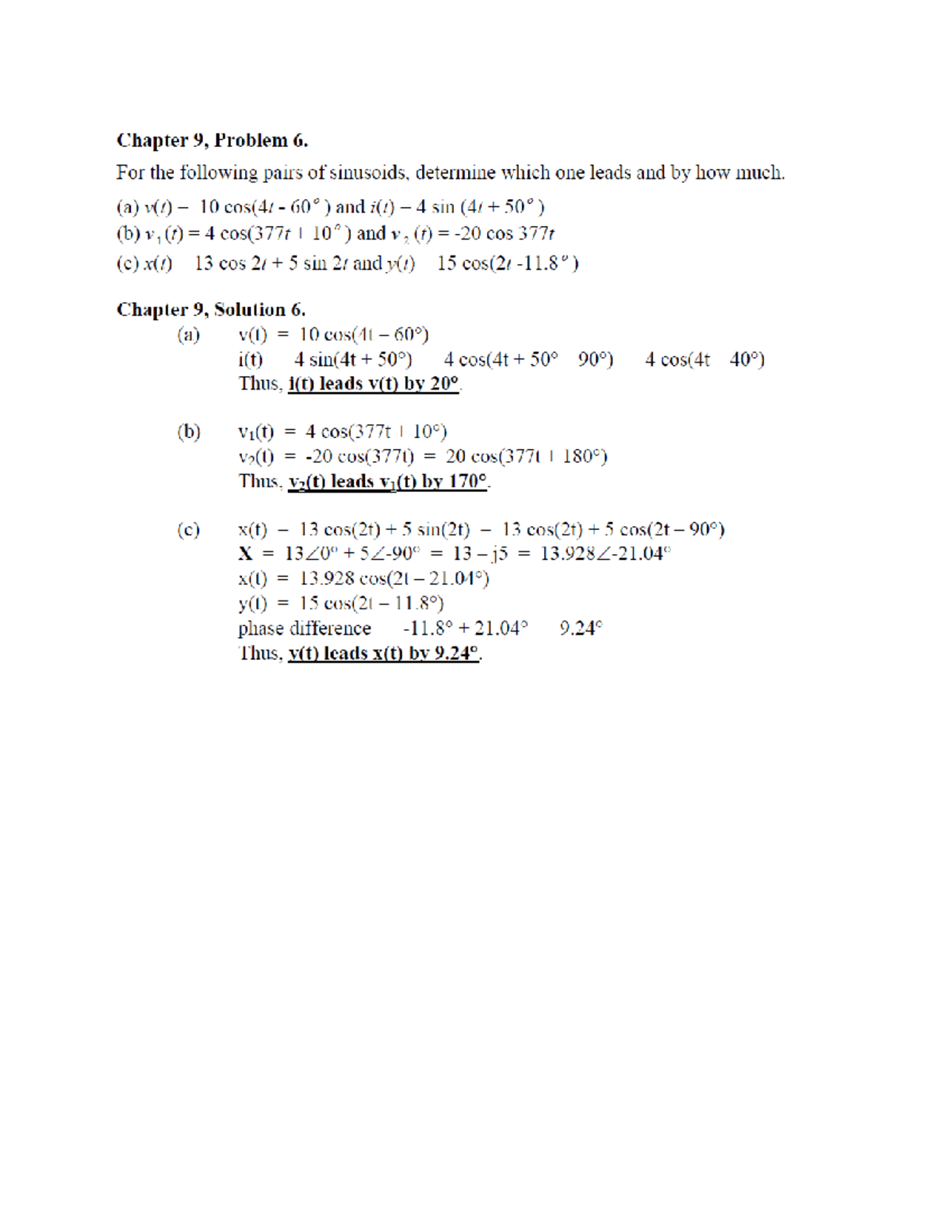 AC circuits - this helps u in practising problem in competitive exam ...