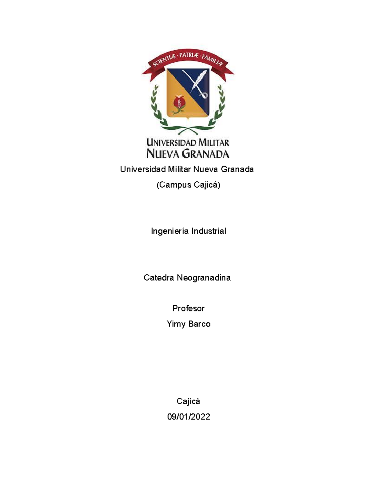 Dcerechos y deberes del estudiante de la UMNG - Universidad Militar ...