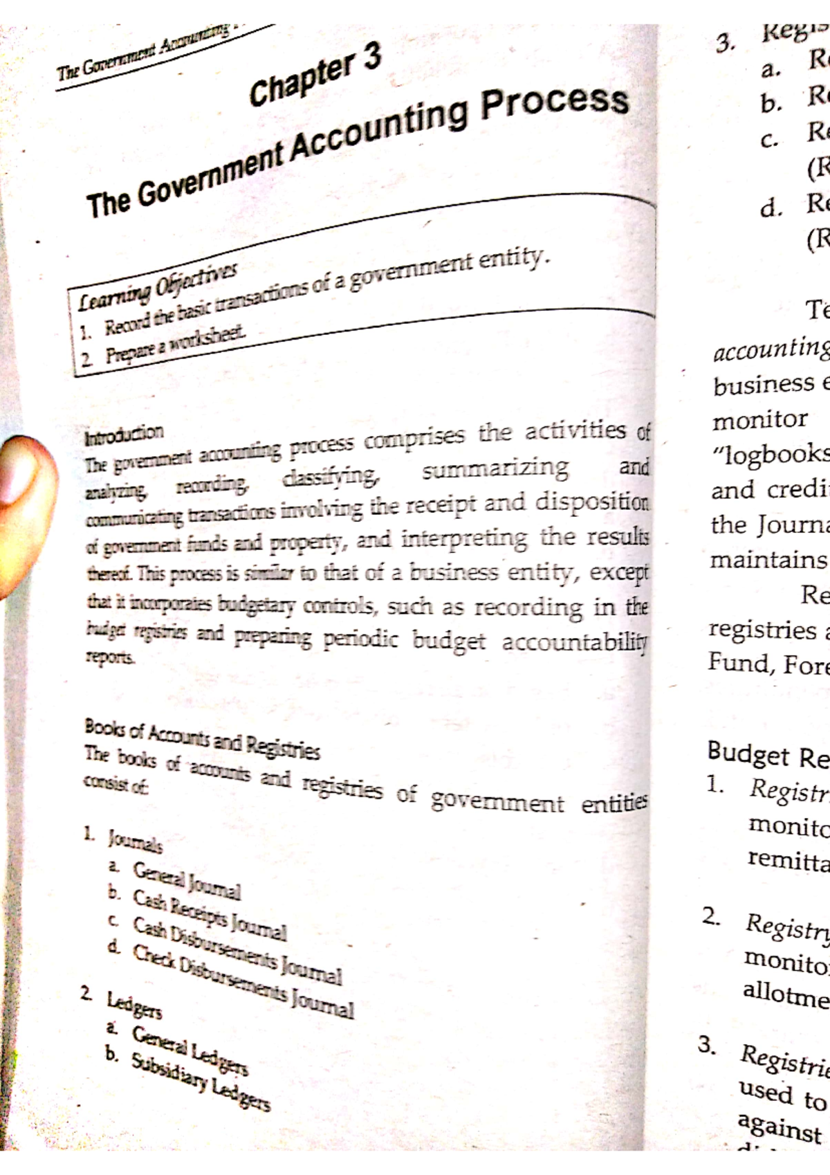 Chapter 3 The Government Acctg Bs Accountancy Studocu