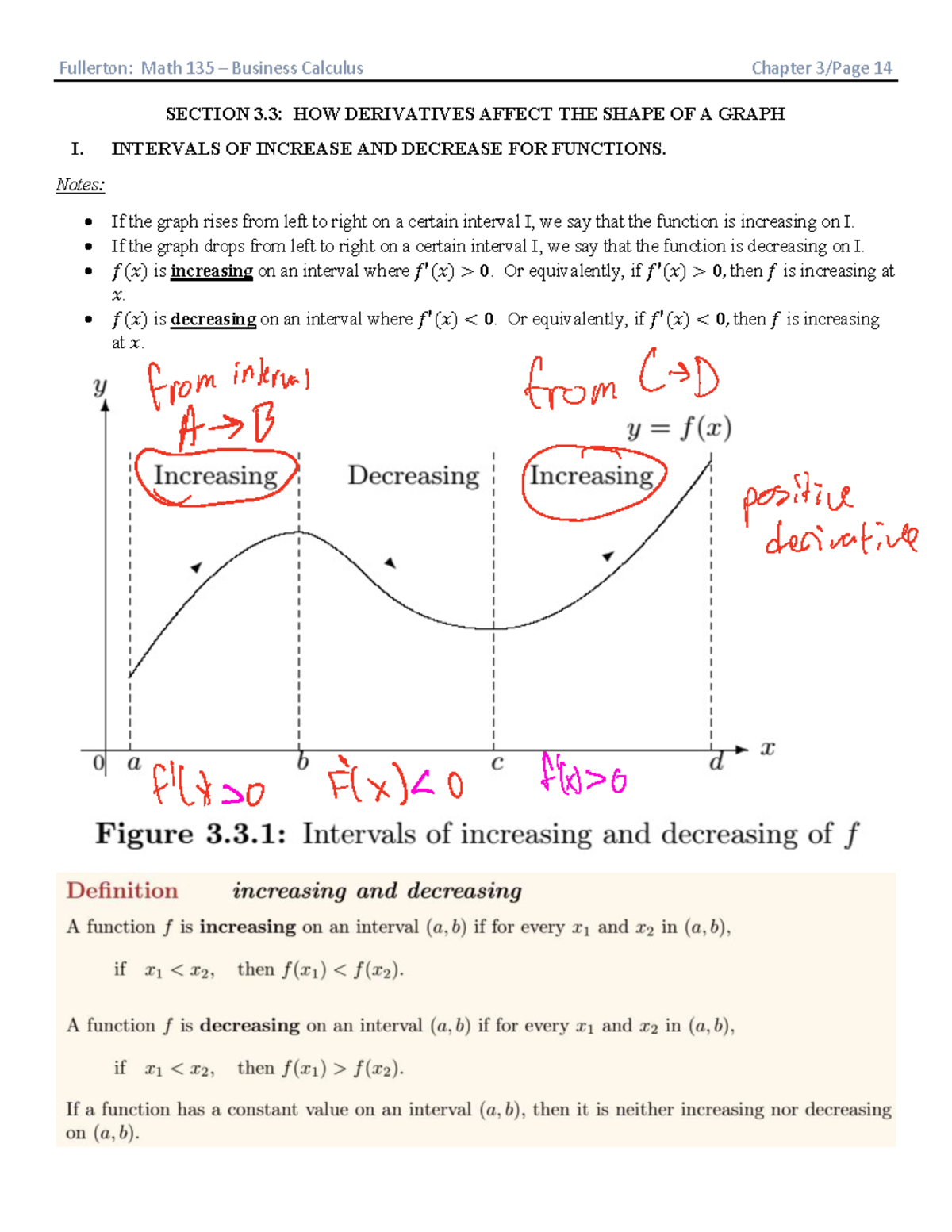 3 3 3 5 Notes Business Calc Ch 3 3 3 4 3 5 SECTION 3 HOW 