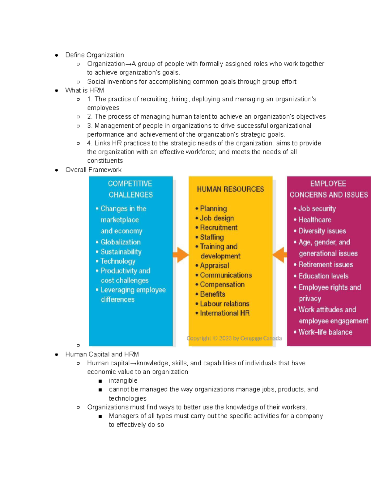 (BU354) Chapter 1- The World Of HRM - Define Organization Organization→ ...