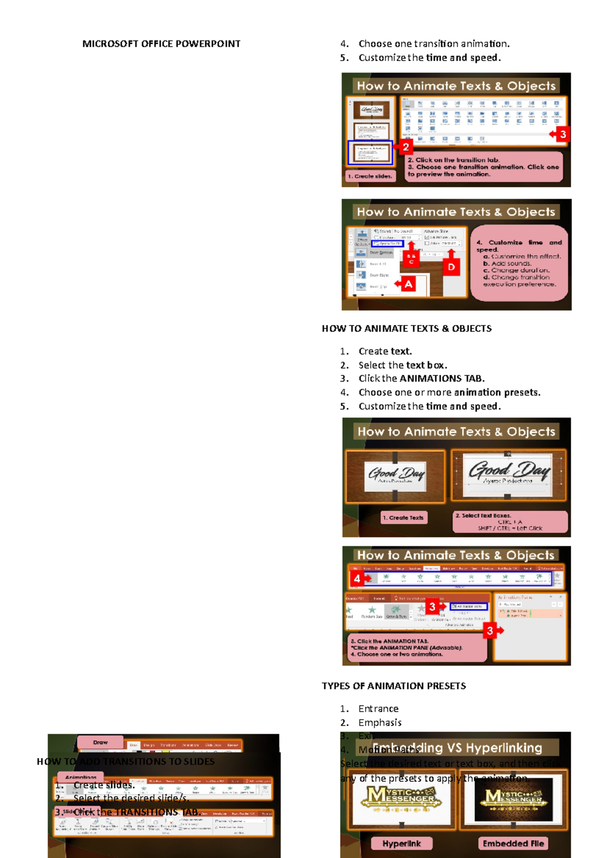 Microsoft Office Power Point MICROSOFT OFFICE POWERPOINT HOW TO ADD