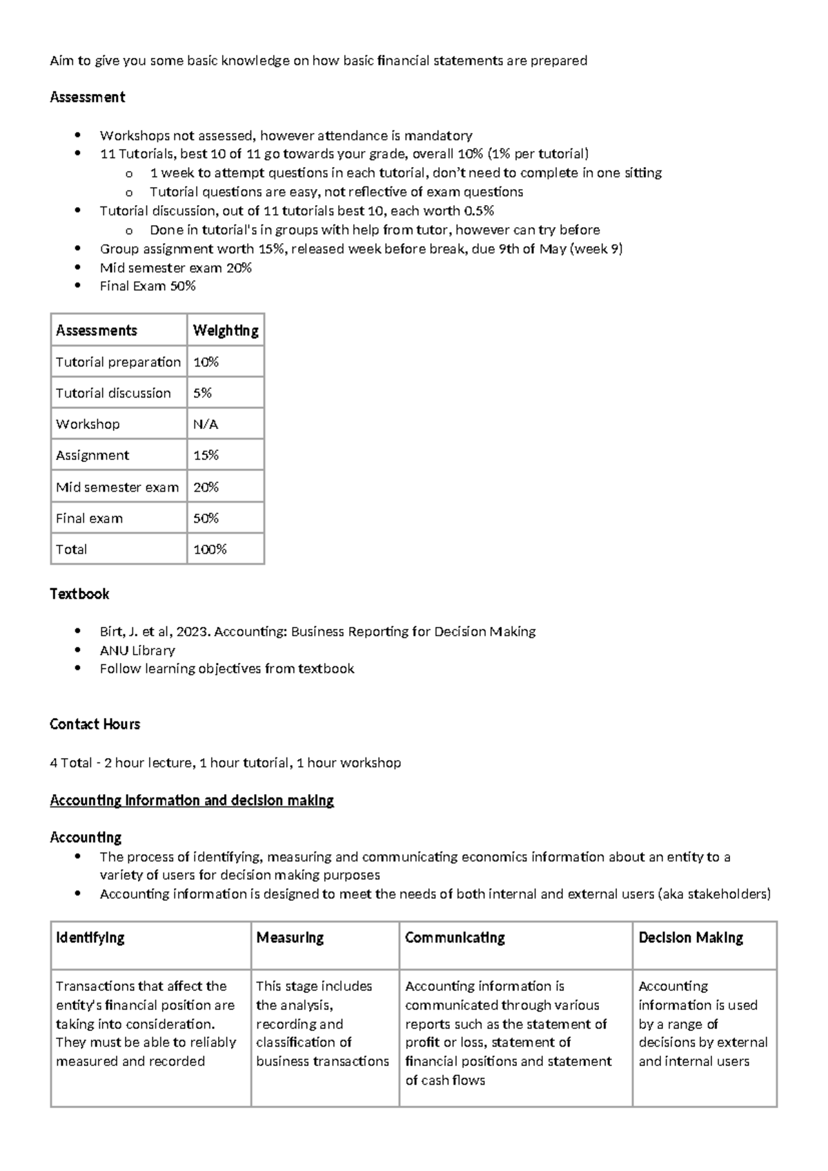 Lecture 1 Notes - Aim to give you some basic knowledge on how basic ...