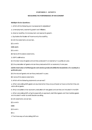 Week 5 eco1 word notes cn - Demand, Supply and Prices Introduction It ...