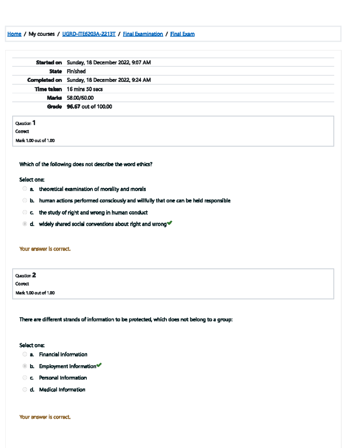 UGRD-ITE6203A Social Issues and Professional Practice Final Exam ...