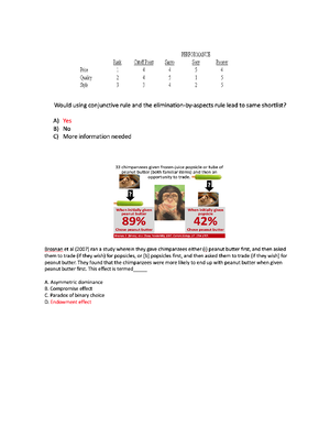 Consumer Behavior Study Guide Final Exam - Blocks III and IV ...