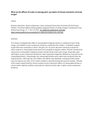 Assignment #3 - Rachel Sachs Assignment # 12/1/ Through the recent ...