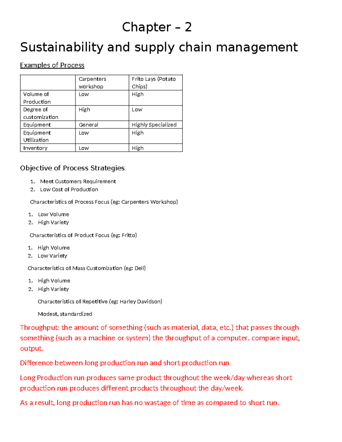 Chapter 2 - Chapter – 2 Sustainability and supply chain management ...