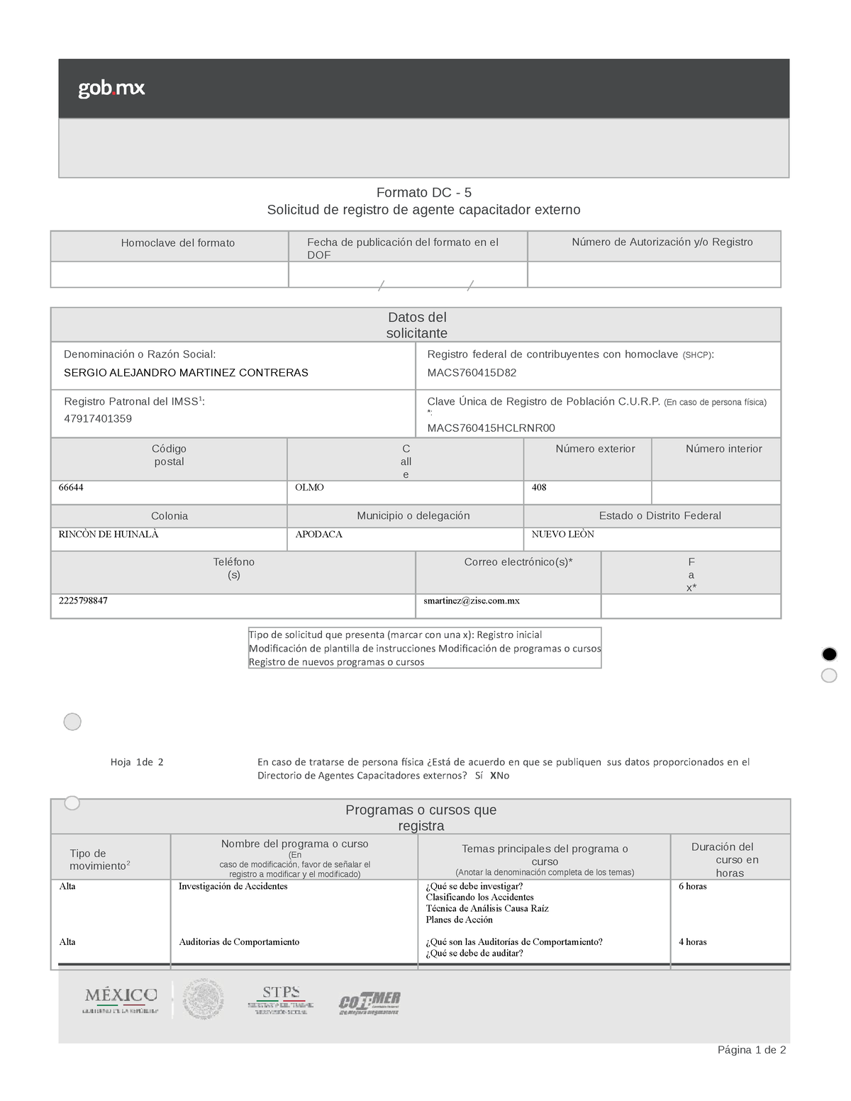 Formato Dc 5 Pdf 6644