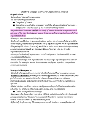 Chapter 4 Managing People And Organization - BMGT 335 - MSU - Studocu