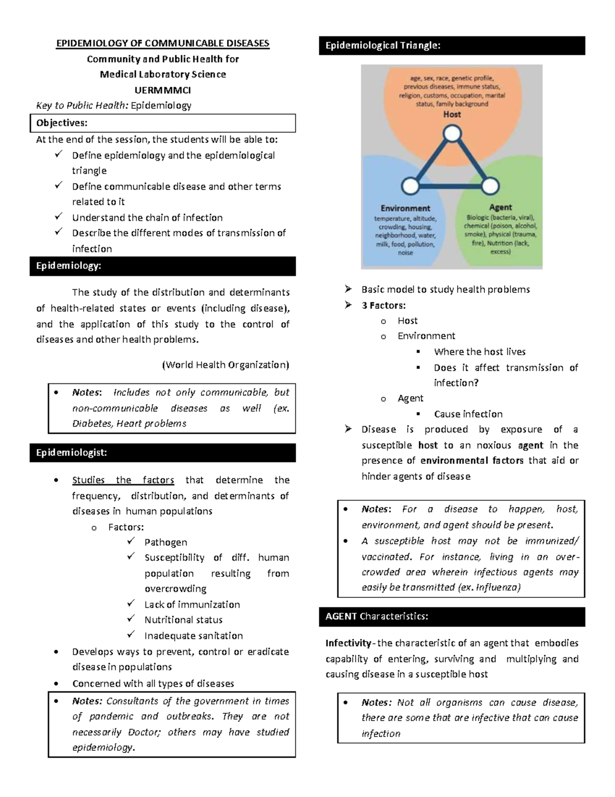 What Is The Epidemiology Of Communicable Diseases