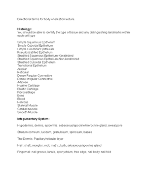 Open A&P1 note 2 - Lecture note. - A&P 1 Notes Anatomy-the study of the ...