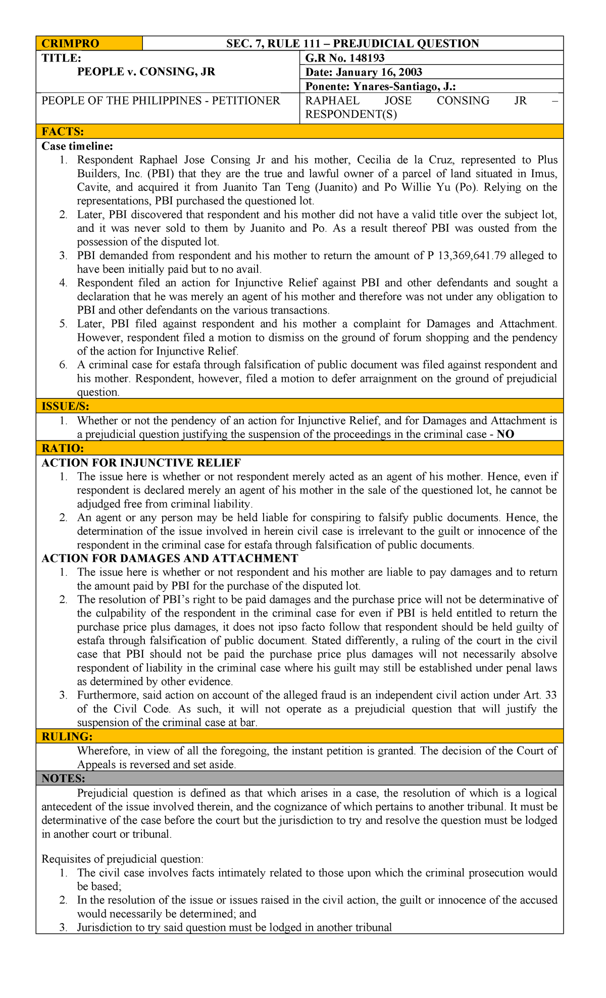 6. People-v-Consing-Jr - CRIMPRO SEC. 7, RULE 111 – PREJUDICIAL ...