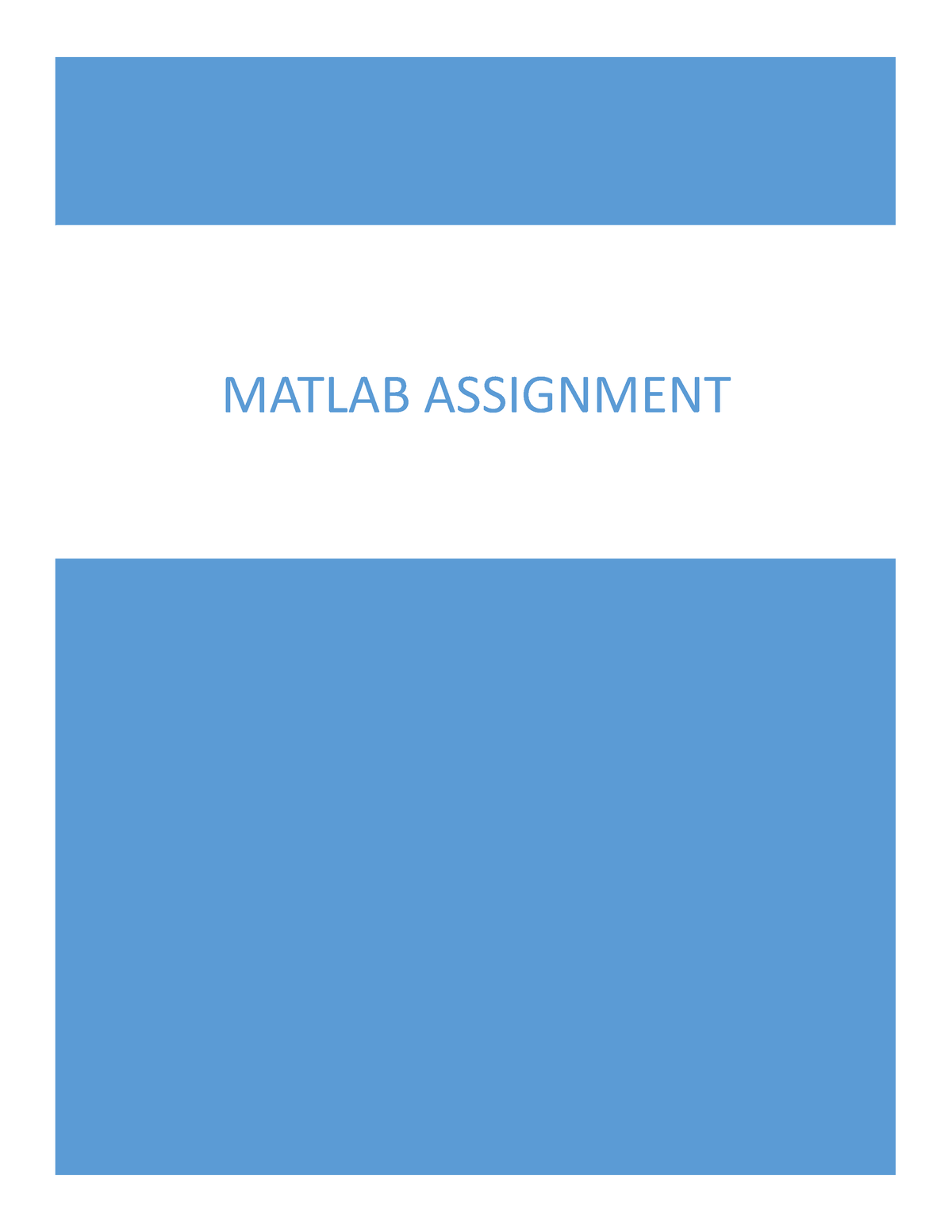 assignment sign in matlab