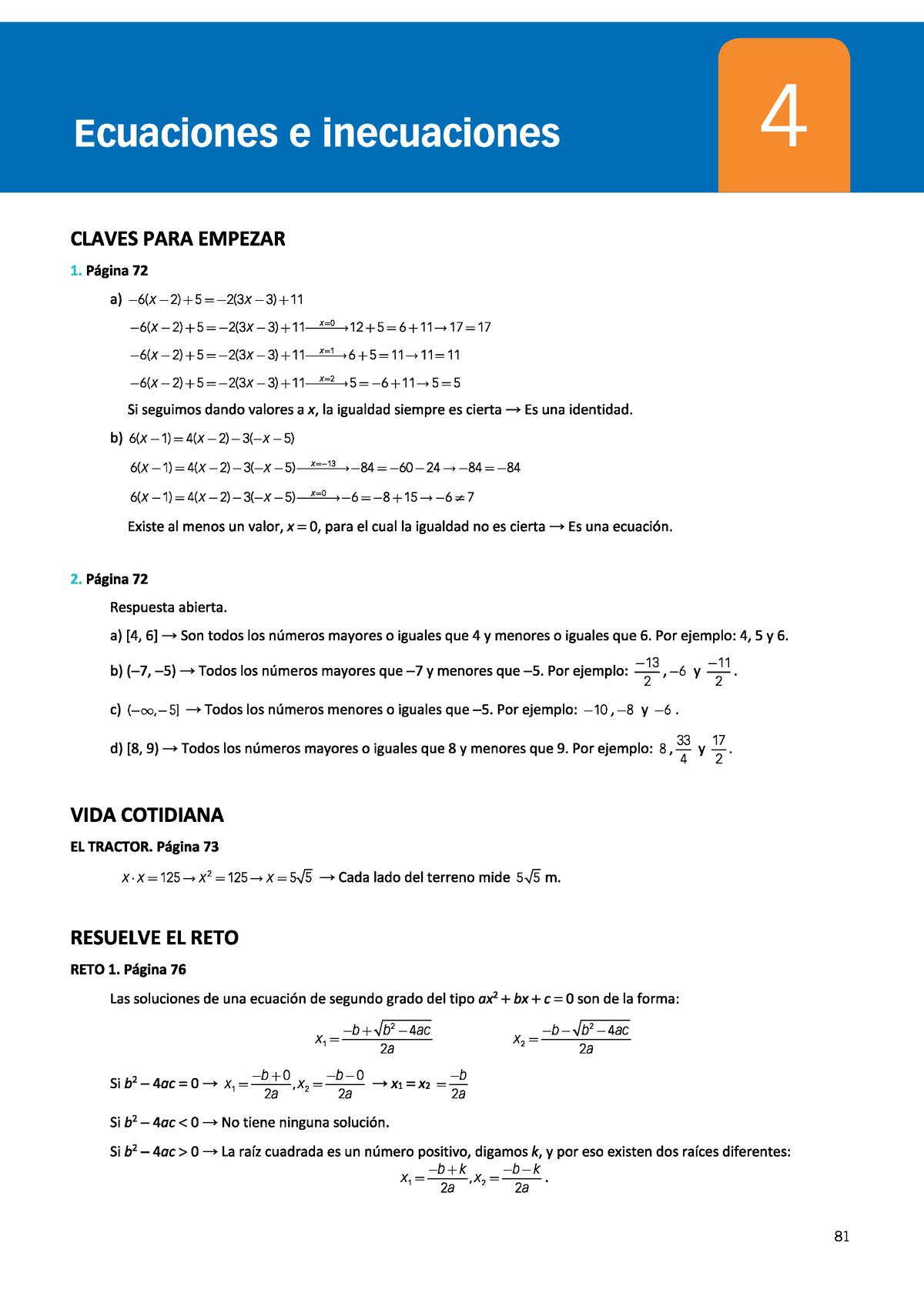 04 Ecuaciones E Inecuaciones Matemáticas - Economía (2º Bachillerato ...