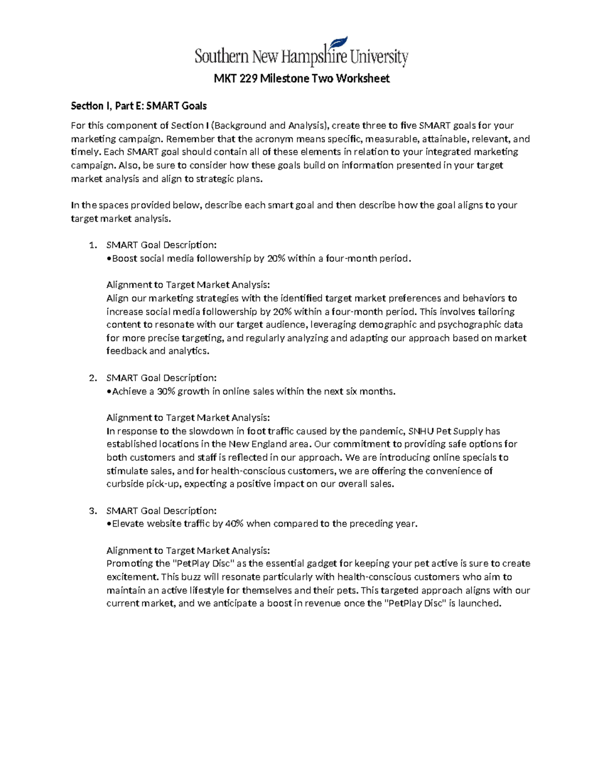 MKT 229 4-2 Milestone Two Worksheet - Zack Mitchell - MKT 229 Milestone ...