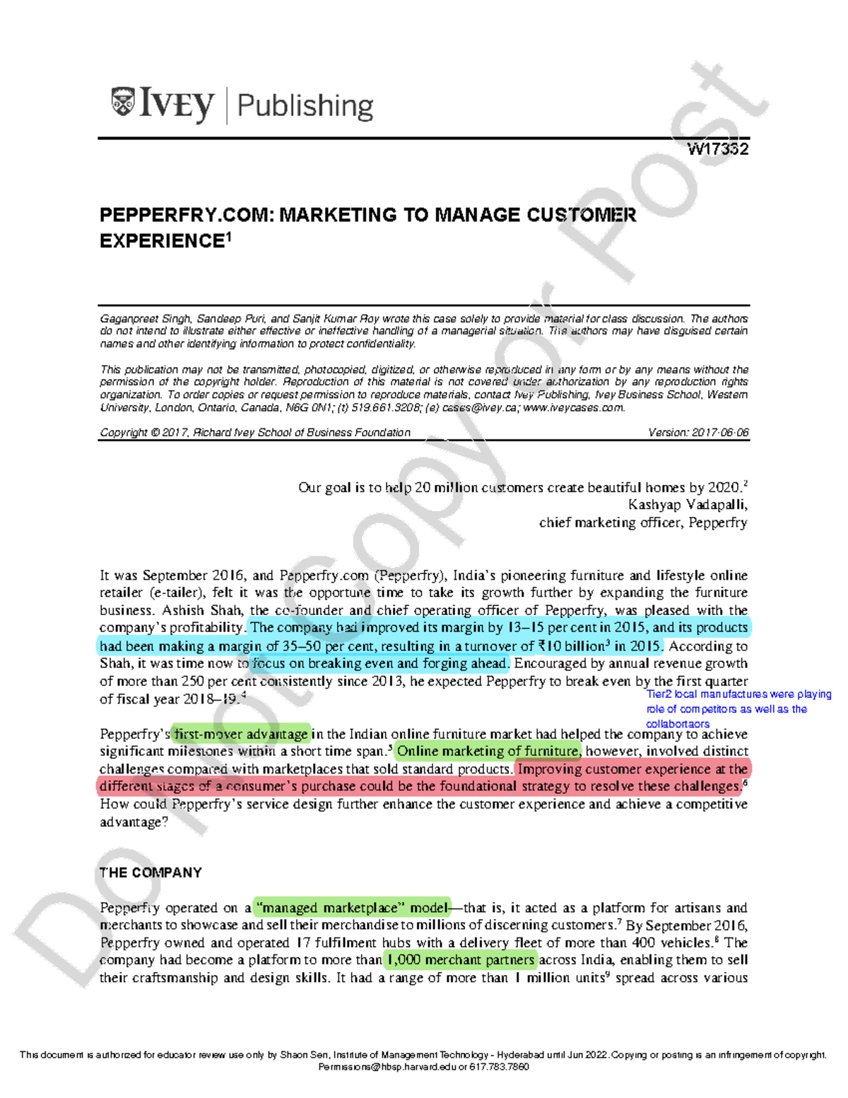 5 Pepperfry W PEPPERFRY MARKETING TO MANAGE CUSTOMER EXPERIENCE 1