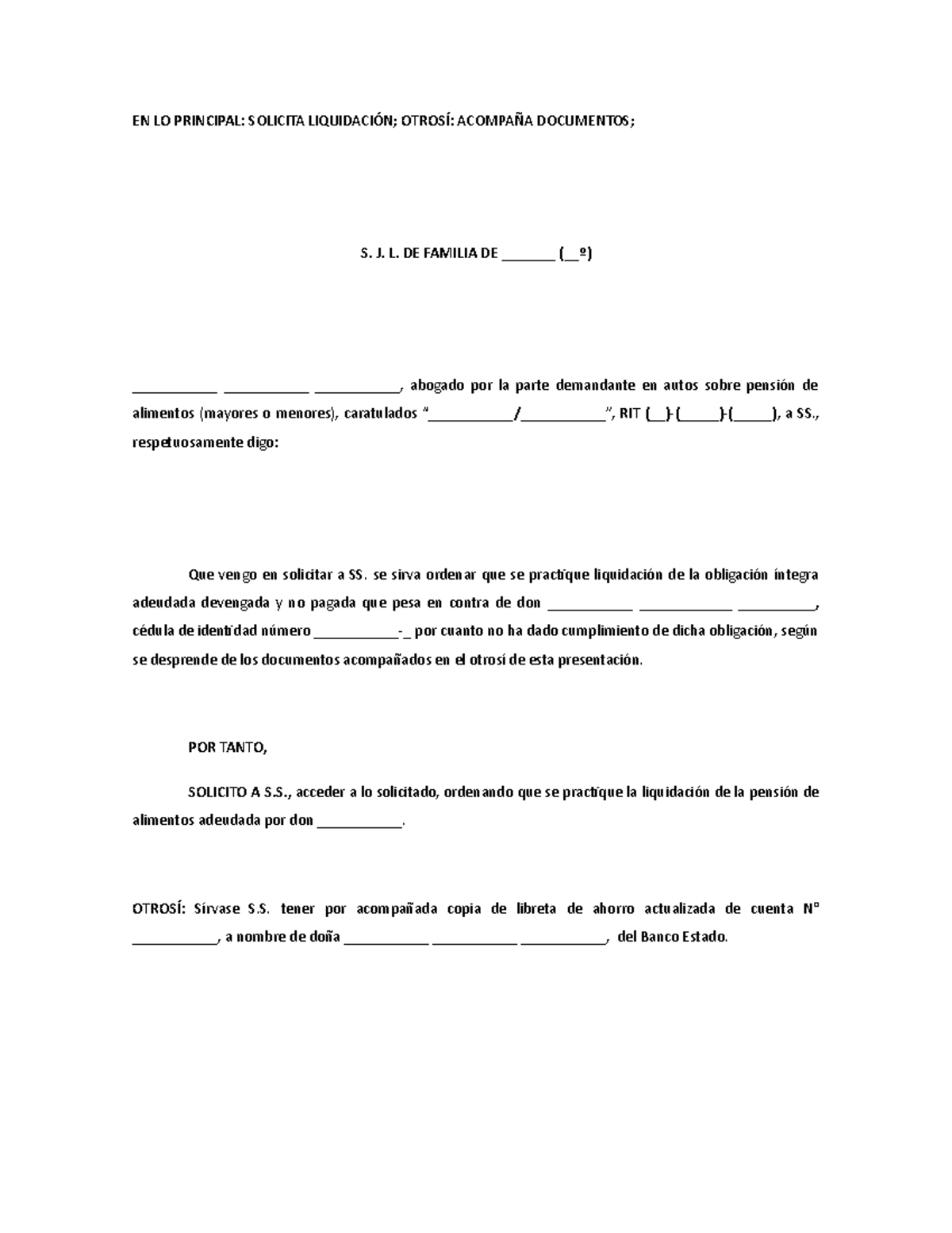 Modelodeescritoparapedirlaliquidacióndela Studocu Modelodeescritoparapedirlaliquidacióndela Studocu