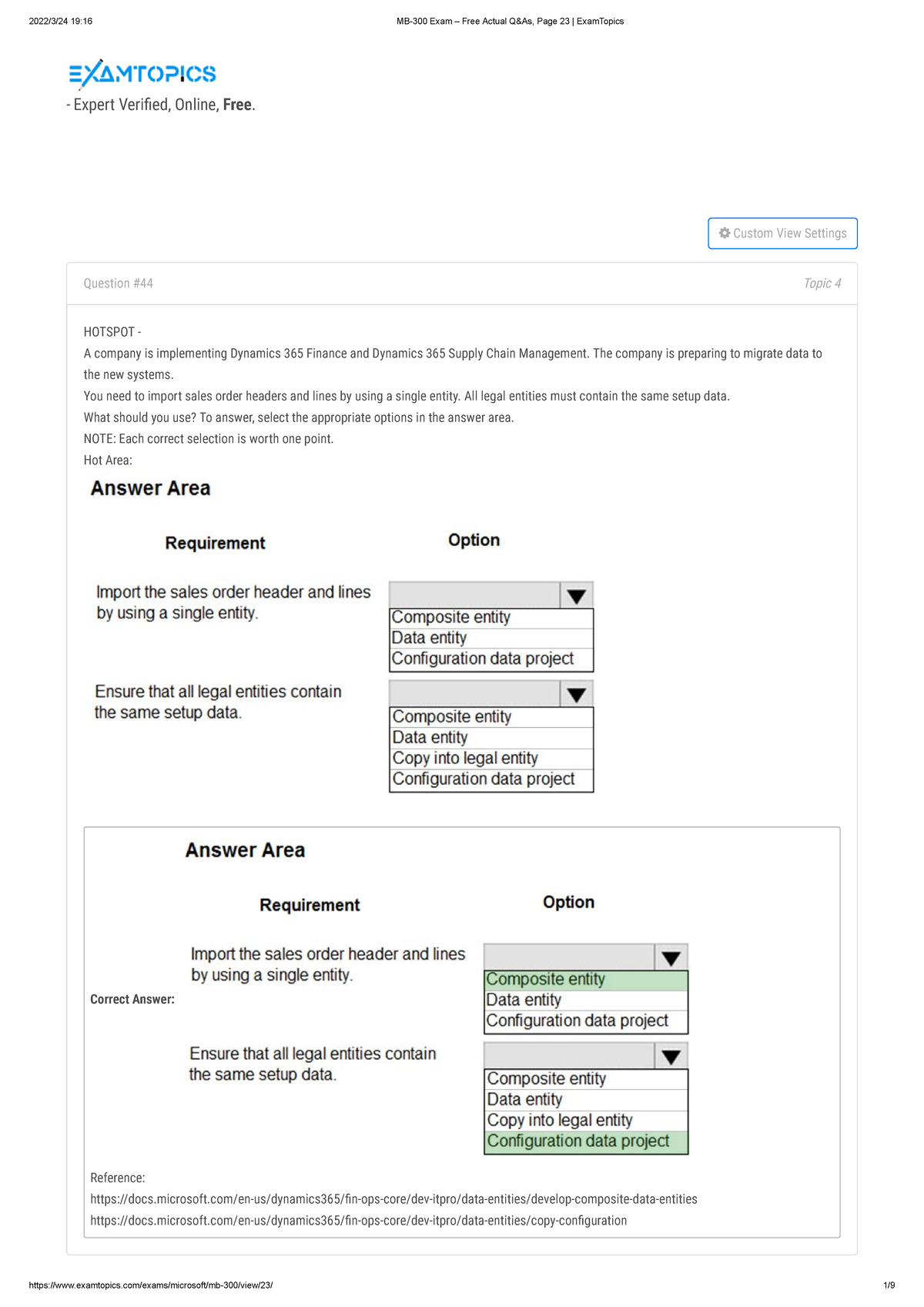 23Database Systems - Expert Veried, Online, Free. Custom View Settings ...