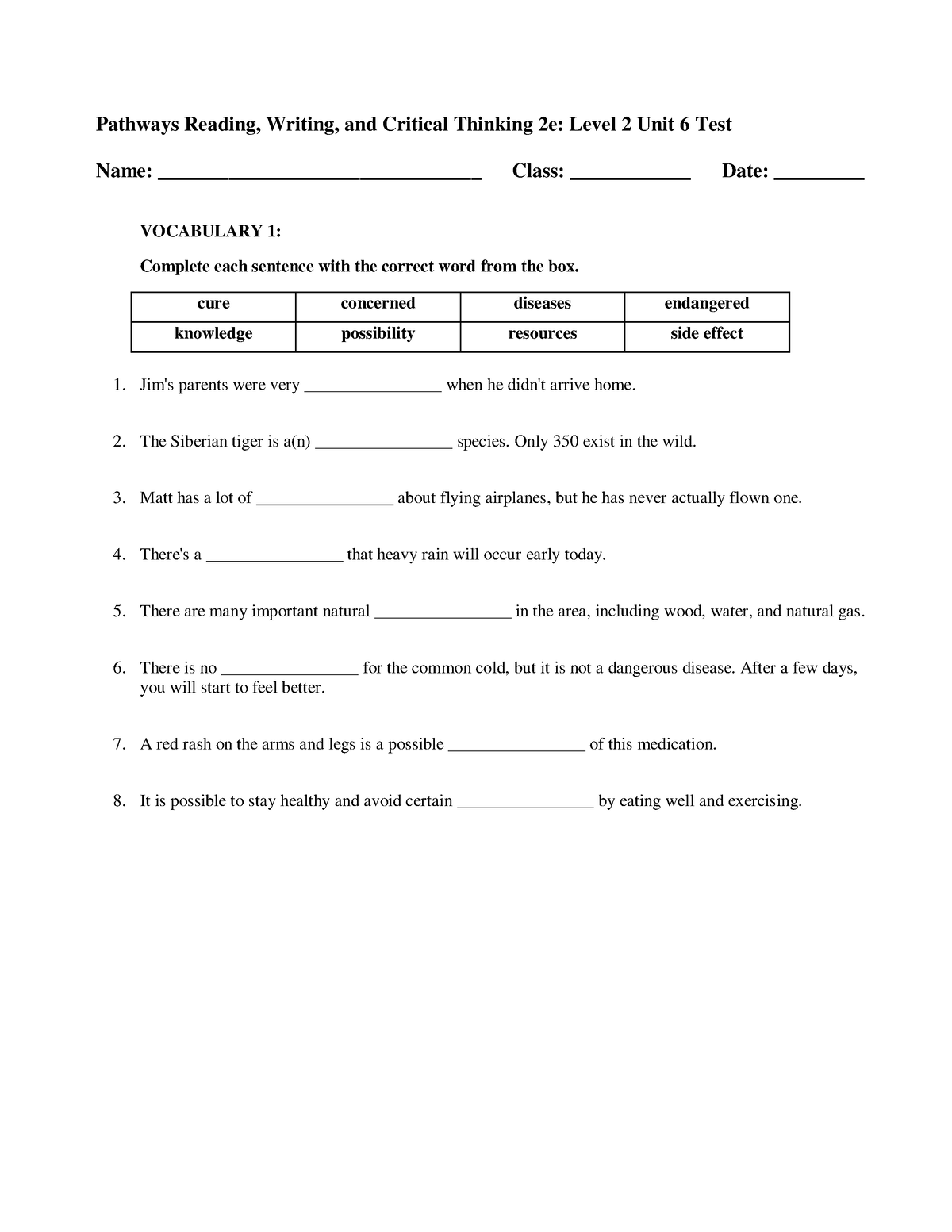 Unit Test 6 Student - abc - Pathways Reading, Writing, and Critical ...