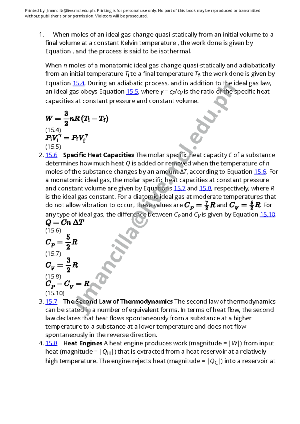 PHY031-SW16 - Physics For Engineers Practice Exercise - Without ...