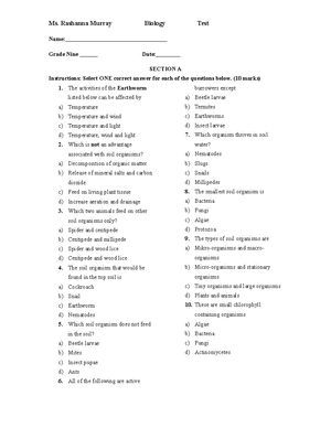 HSB past papers - Human Social Biology - Studocu