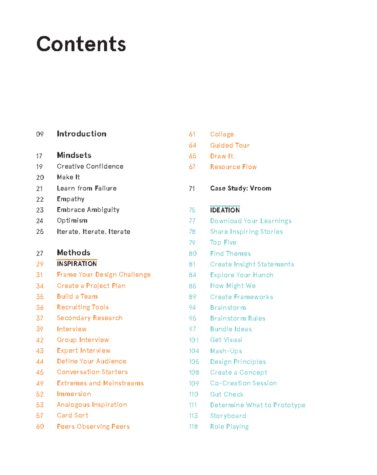 Field+Guide+to+HumanCentered+Design English Contents