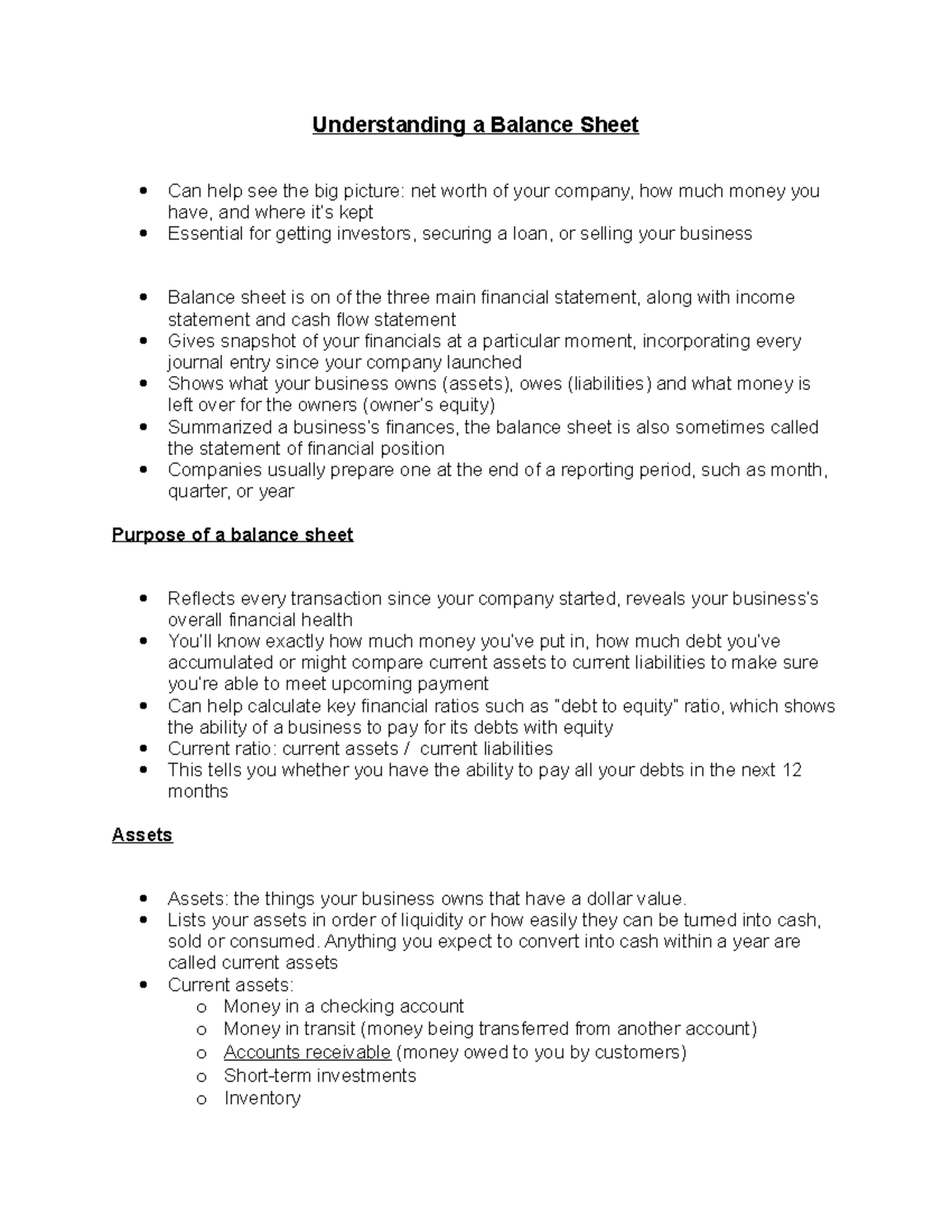 understanding-a-balance-sheet-lists-your-assets-in-order-of-liquidity