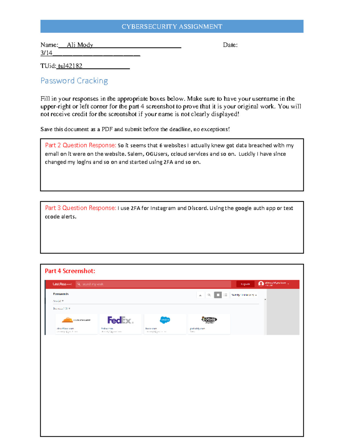 cyber security assignment questions and answers pdf