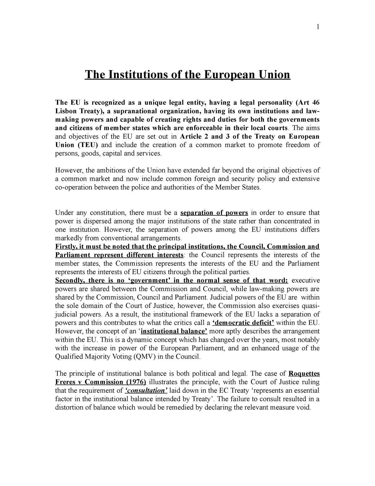 The Institutions Of The European Union LA2024 London Studocu   Thumb 1200 1553 