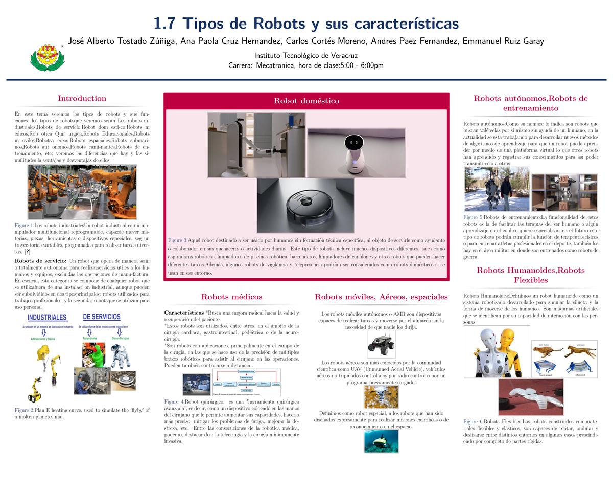 1 7 Tipos de Robots y sus caracter sticas - 1 Tipos de Robots y sus ...