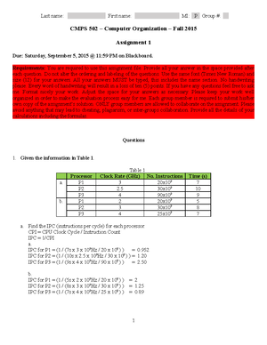 222097926 Computer Organization and Design Revised 4th Solutions ...