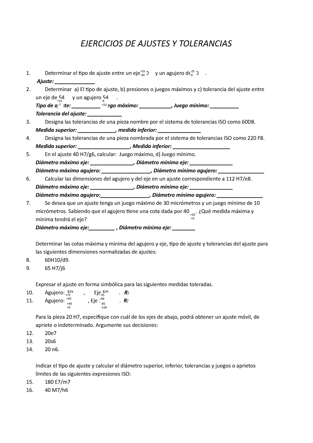 Ejercicios De Ajustes Y Tolerancias Leon Jaime - EJERCICIOS DE AJUSTES ...