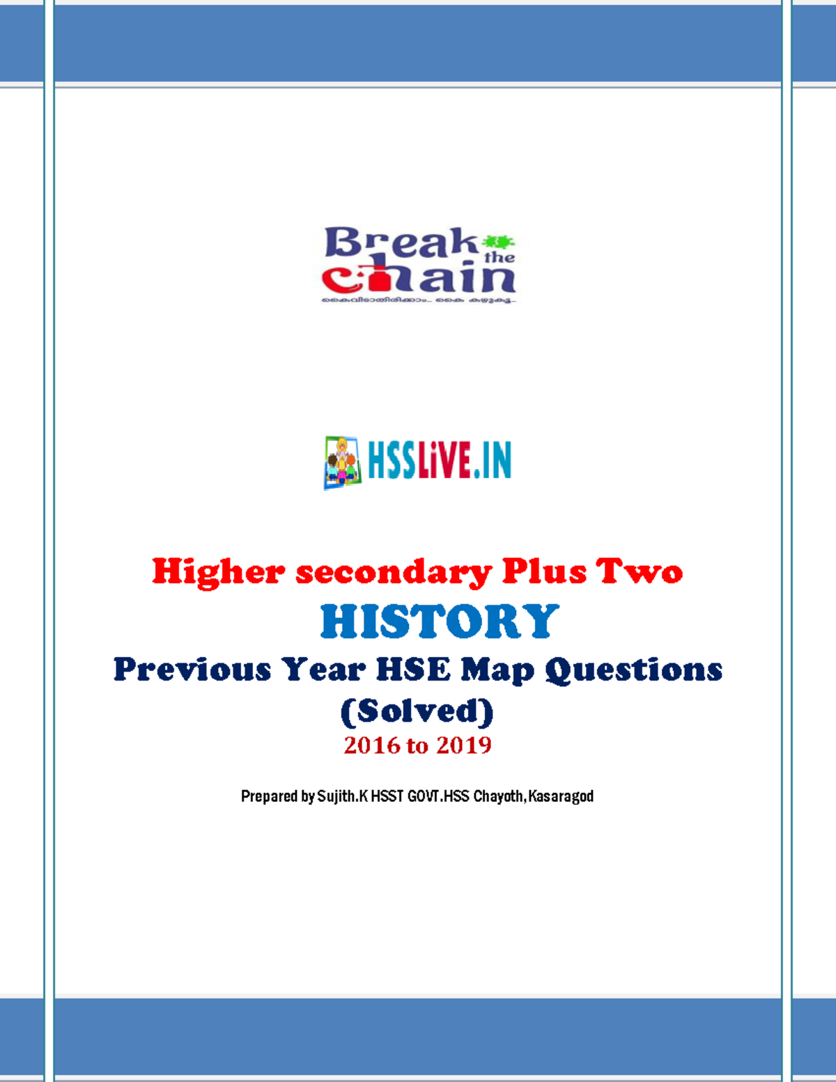 Hsslive xii history solved map questions sujith Higher secondary Plus