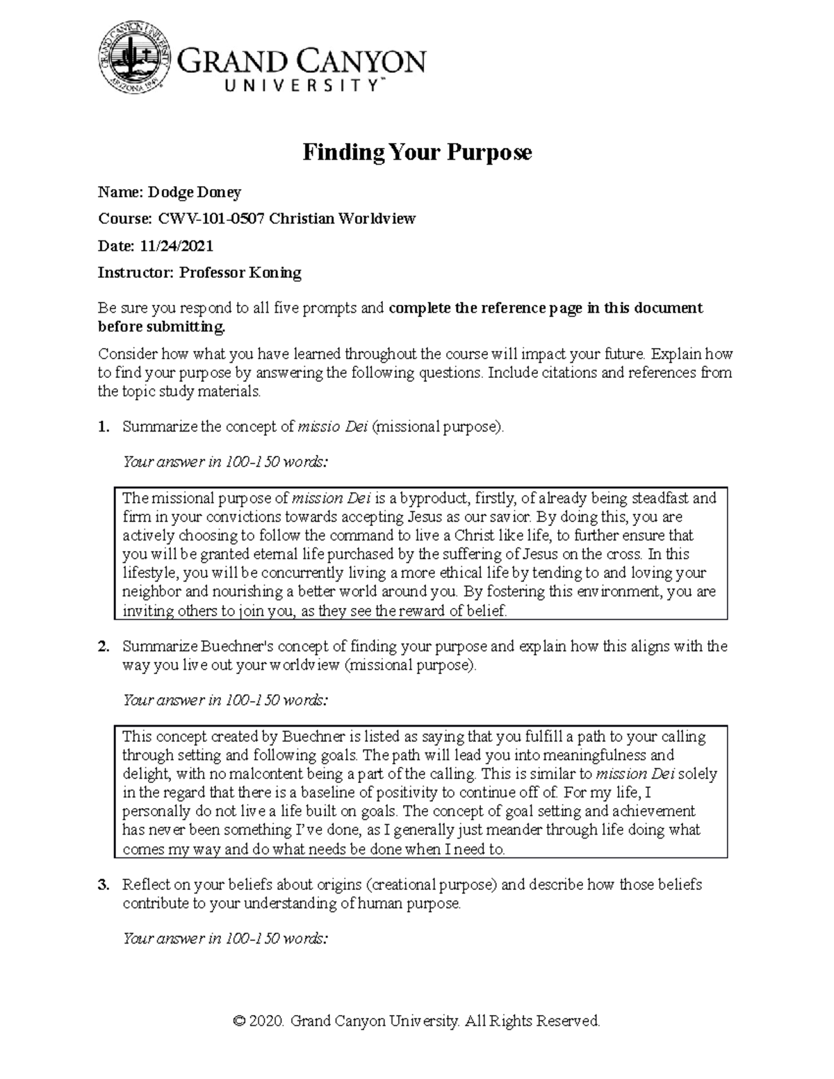 Finding Your Purpose Cwv 101 - dzb9kfc