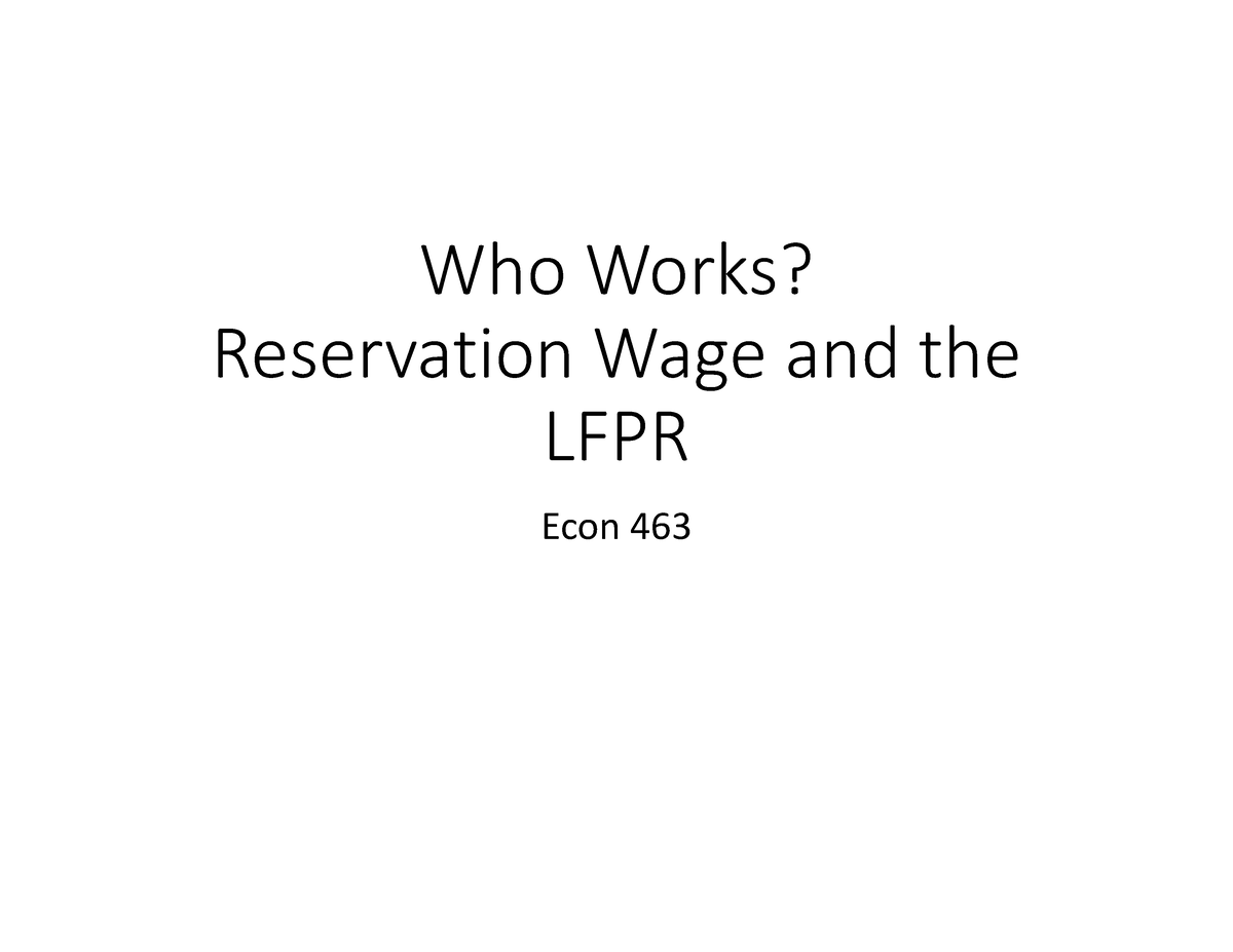 2. whoworks 23 - Lecture notes by Dr. Sims. - Who Works? Reservation ...