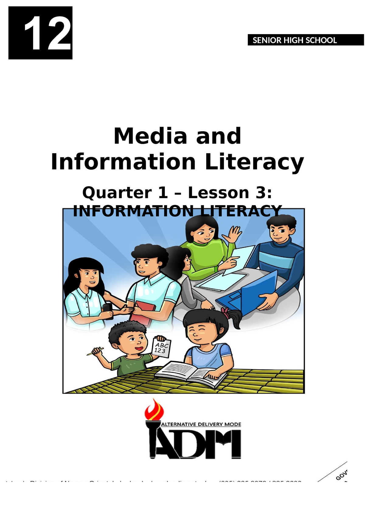 Media And Information Literacy Lesson 3 12 Senior High School Media And Information Literacy 5419