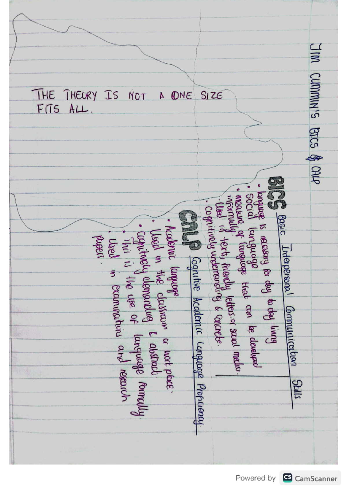 BICS & CALP A touch on BICS and CALP TALA6311 Studocu