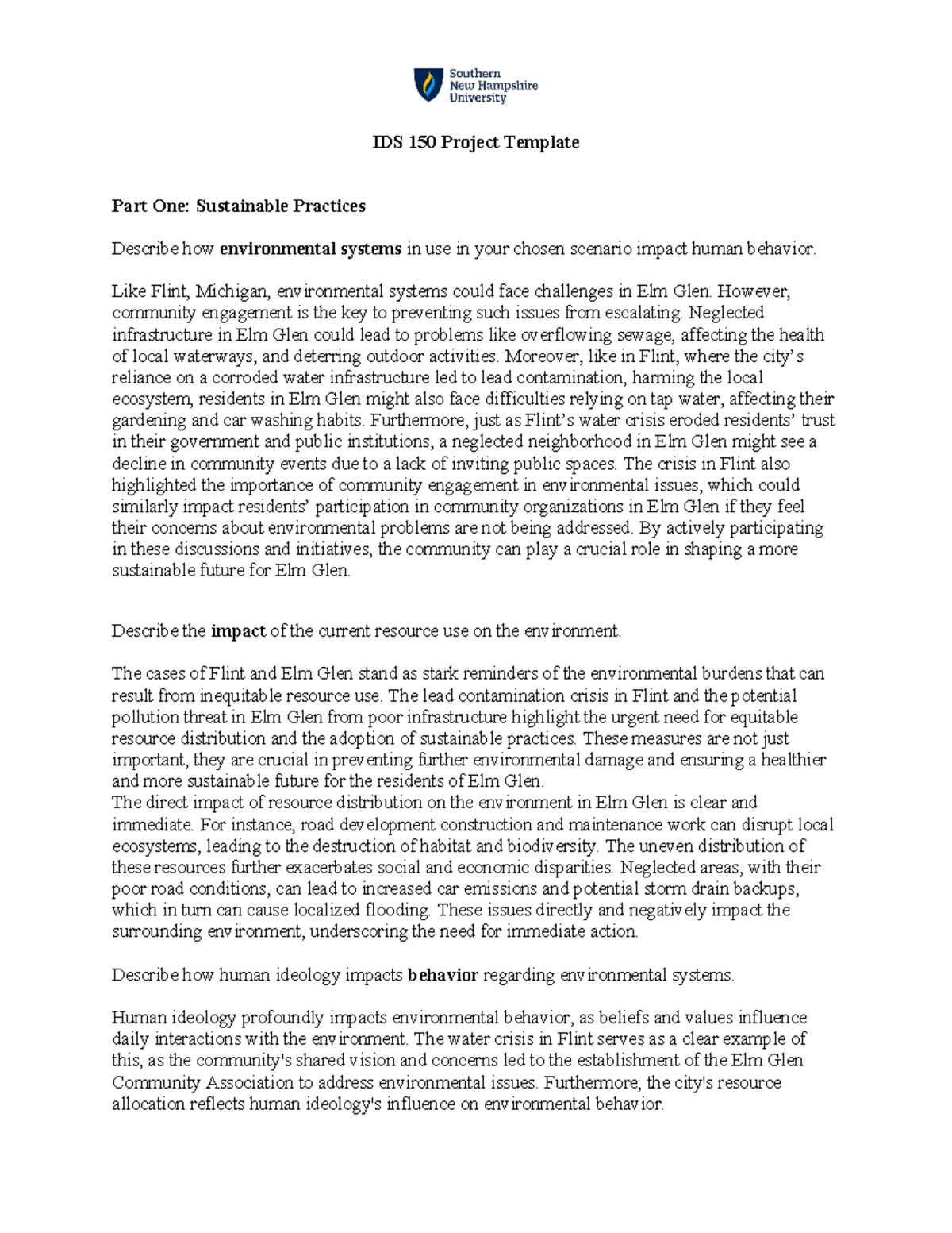 course project second draft. module 8 - IDS 150 Project Template Part ...
