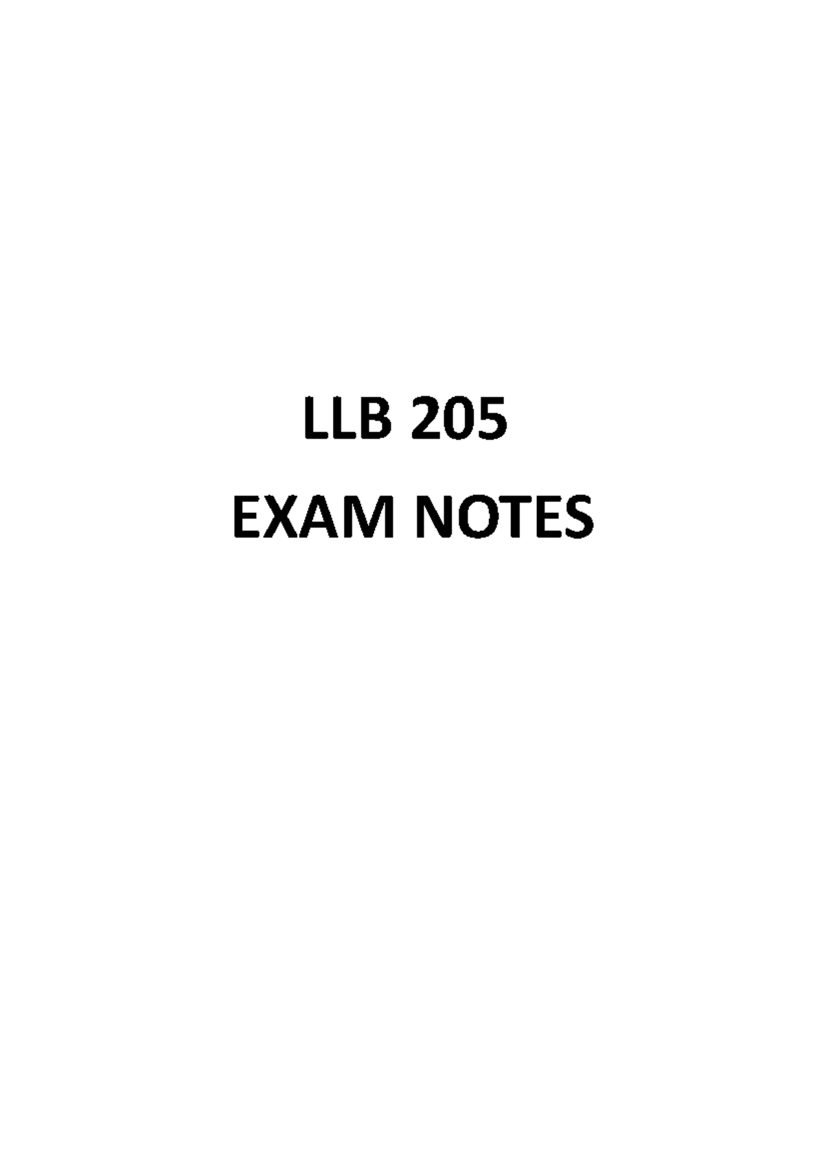 Equity and Trusts EXAM Notes - LLB 205 EXAM NOTES Contents WEEK 1 ...