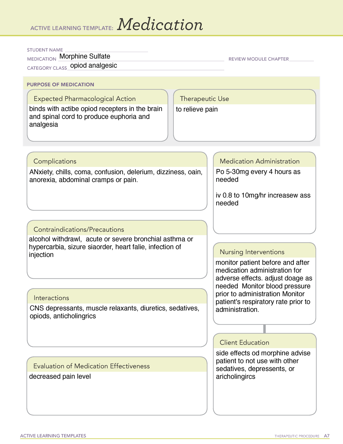morphine-sulfate-ati-template-active-learning-templates-therapeutic-procedure-a-medication
